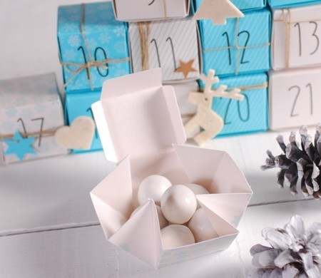 Schachtel für einen Adventskalender