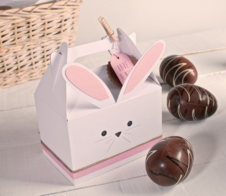 Boîte pour Faire un Lapin en Carton