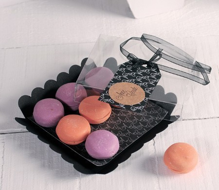 Scatolina nera per macaron Scatolina nera per macaron
