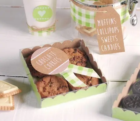 Caja para regalar galletas