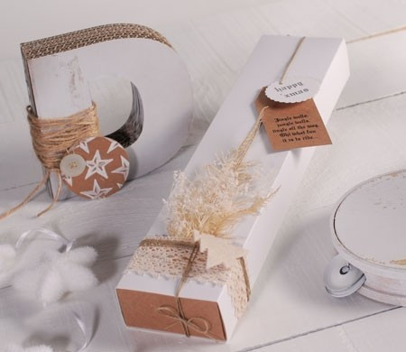 Caja Elegante para Obsequios Navideños