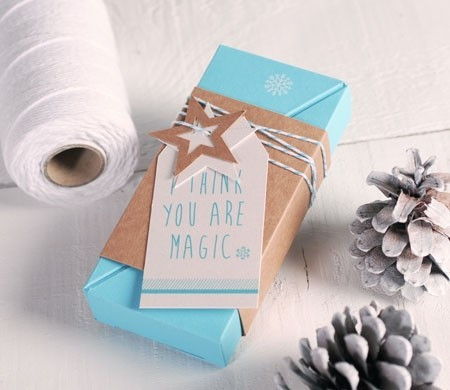 Christmas tree-shaped gift box