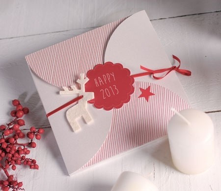 Envelope for Christmas greetings card Envelope for Christmas greetings card
