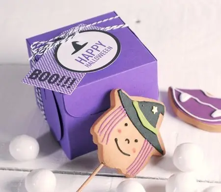 Halloween box for one cupcake