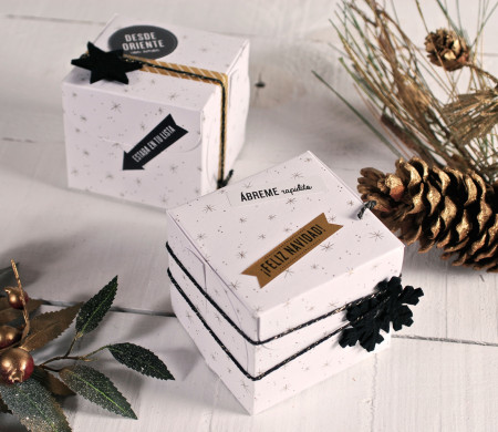 Square Christmas box Square Christmas box