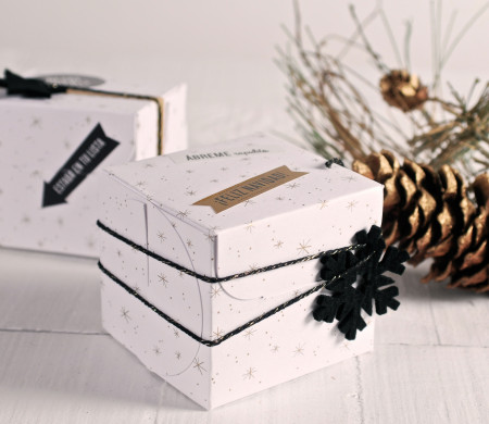 Square Christmas box Square Christmas box