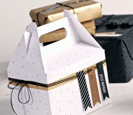 Cajita de Picnic Impresa para Navidad