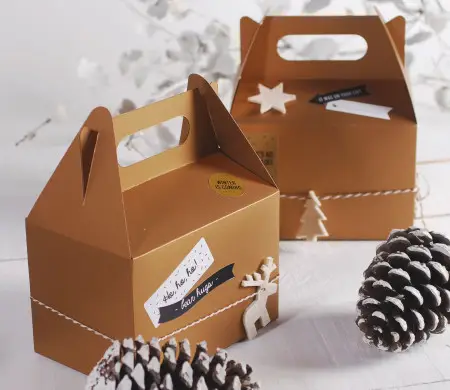 Christmas box with handle...