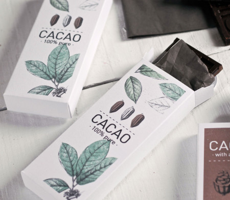 Scatola rettangolare stampata per bonbon