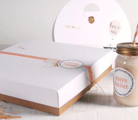 Caja con Tapa Decorada para San Valentín Caja con Tapa Decorada para San Valentín