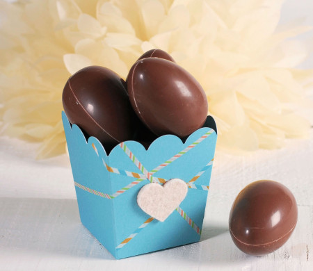 Petite Boîte pour Œufs en Chocolat