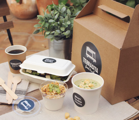 Kit take away personalizzato per alimenti | Packaging delivery