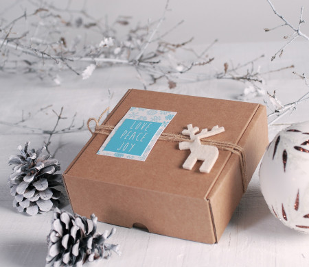 Boîte d’Expédition pour Cadeaux de Noël | Packaging