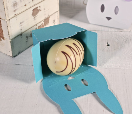 Scatola coniglio per feste bambini e dolci