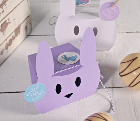 Boîte Violette Fêtes Enfants | Packaging Pâques | SelfPackaging