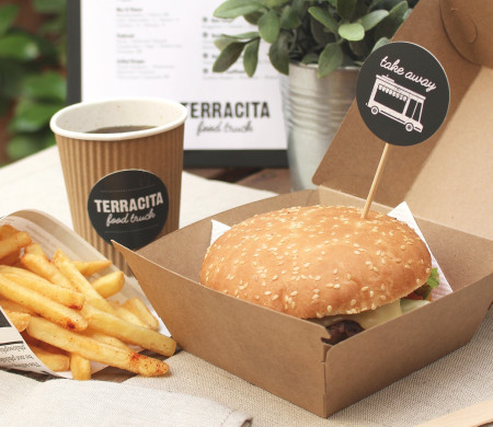 Caja para Hamburguesas Caja para Hamburguesas