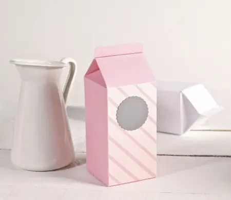Caja regalo tetrabrik decorada