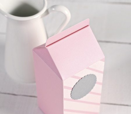 Boîte Cadeau TetraBrik Décorée Boîte Cadeau TetraBrik Décorée