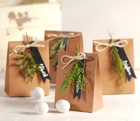 Sac-cadeau décoré