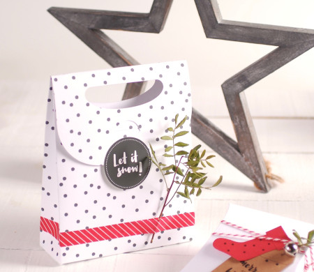 Sac Cadeau Noël Décoré | Packaging Noël | SelfPackaging