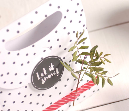 Sac Cadeau Noël Décoré | Packaging Noël | SelfPackaging