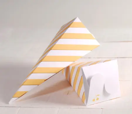 Cone decorated box
