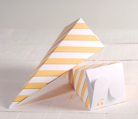 Dekorierte Tütenbox