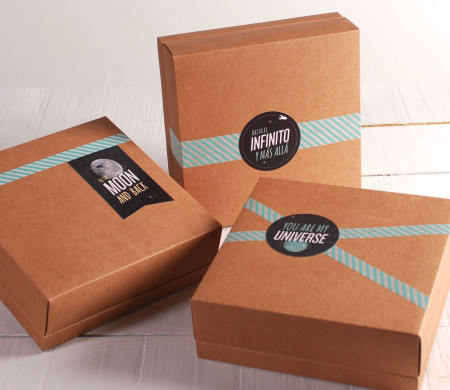 Kraft gift box for small thoughtful presents