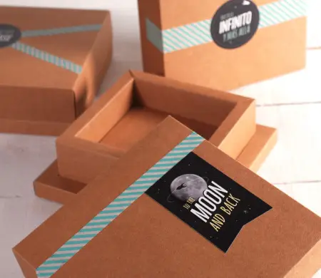 Kraft gift box for small...