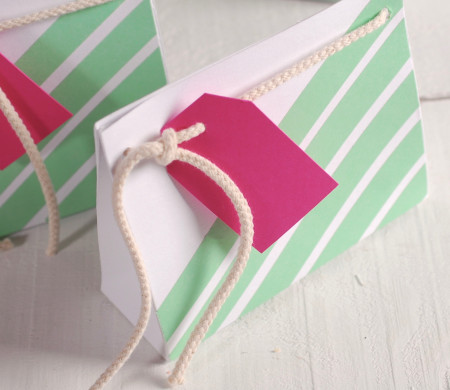 Small gift bag decorated