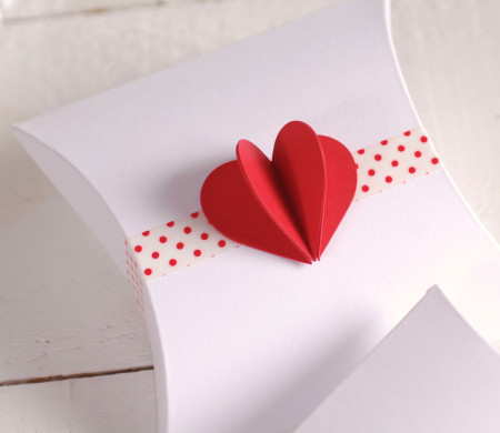 Cajita con Corazón 3D para Pequeños Detalles Cajita con Corazón 3D para Pequeños Detalles