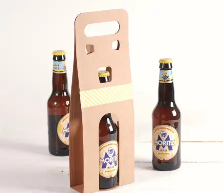 Decorated box for beer