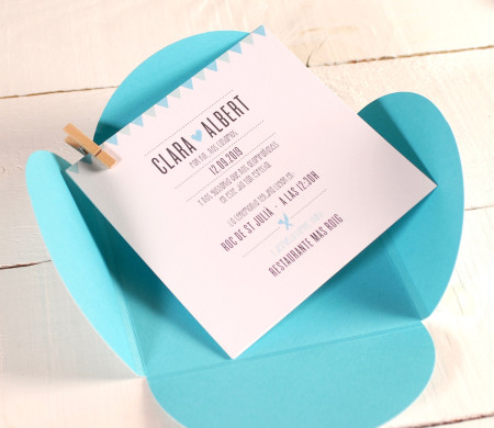 Umschlagbox für Hochzeitseinladungen | Quadratisch
