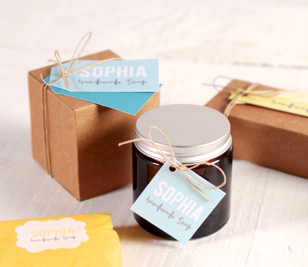 Box for handmade lotions