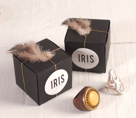 Box for Rings, Packaging for a Jewellery Shop!