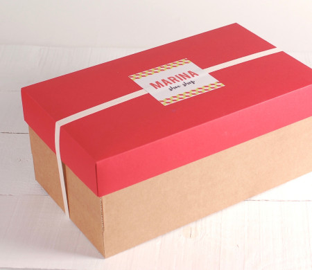 Caja Decorada para Zapatos Caja Decorada para Zapatos