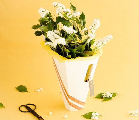 Caja para ramos de flores mínimal Caja para ramos de flores mínimal