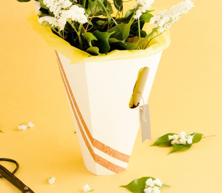 Caja para ramos de flores mínimal Caja para ramos de flores mínimal