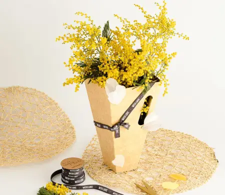 Scatola romantica per fiori