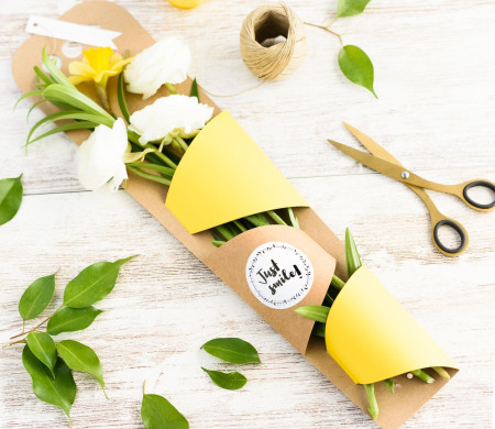 Boîte pour offrir des fleurs Boîte pour offrir des fleurs