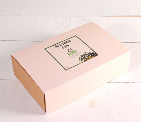 Postal box with customisable sleeve.