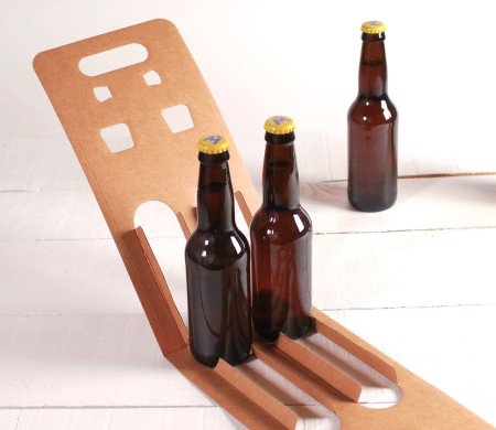 Scatola per birra personalizzabile per due amici