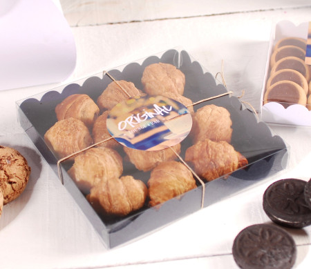 Caja expositora de dulces con cordel