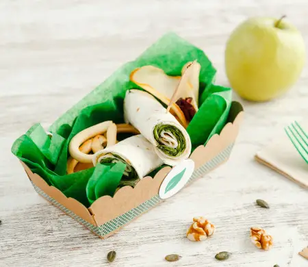 Caja take away alargada