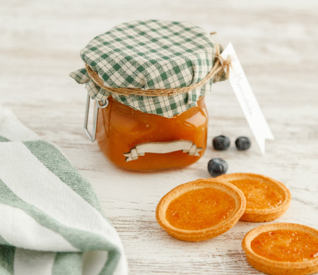 Glass jar for jam