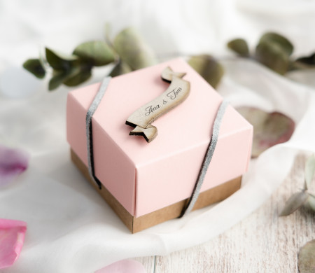 Cajita para obsequios de boda Cajita para obsequios de boda