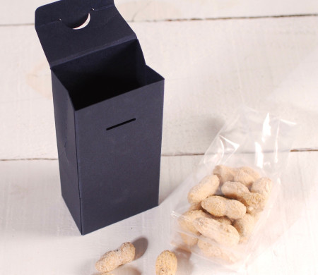 Caja de frutos secos sin ventana decorada Caja de frutos secos sin ventana decorada