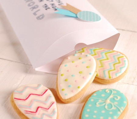 Decorated white box