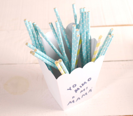 Decorated popcorn box