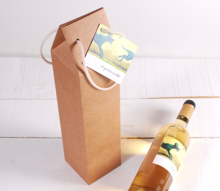 Dekoration Fur Weinschachtel Mit Trag... | SelfPackaging